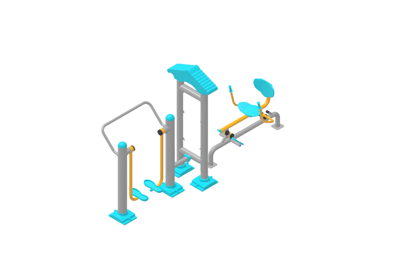 Kurek Cekme ve Uzay Yurusu Aleti PF-207 | Dış Mekan Spor Aletleri | Erse Kent Mobilyaları